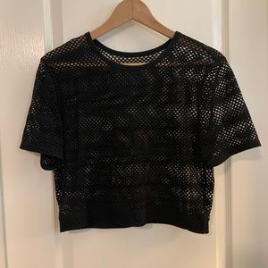 Lululemon Meshed Crop Top